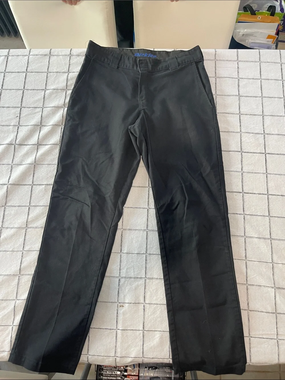 Dickies Men's Black Straight Fit Chinos